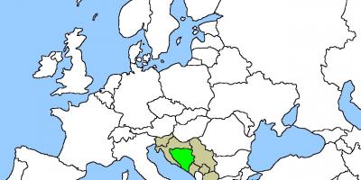 Mapa Bosne miesto na 